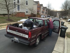 R2D2, JD asked for a ride, but didn't specify how much stuff he had to bring...